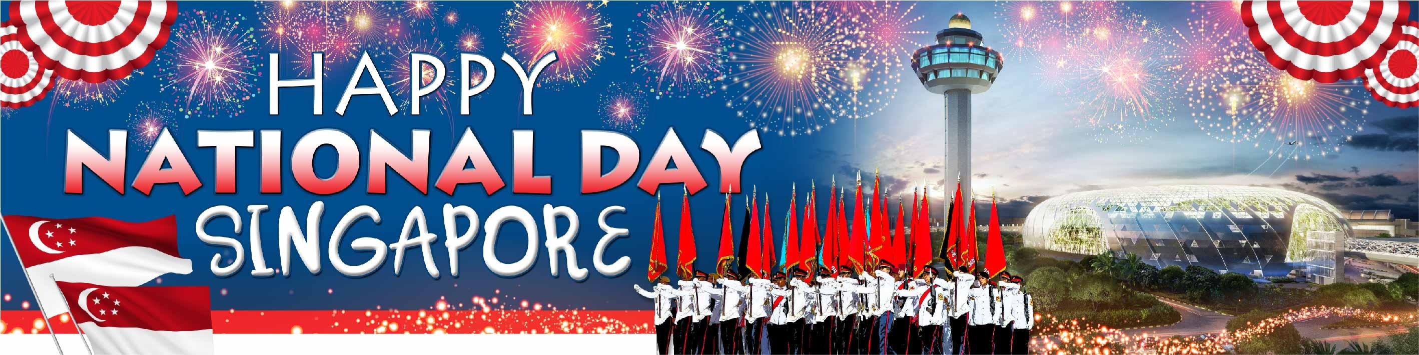 Horizontal PVC Banner Horipvc01 - Horizontal PVC Banners - National Day