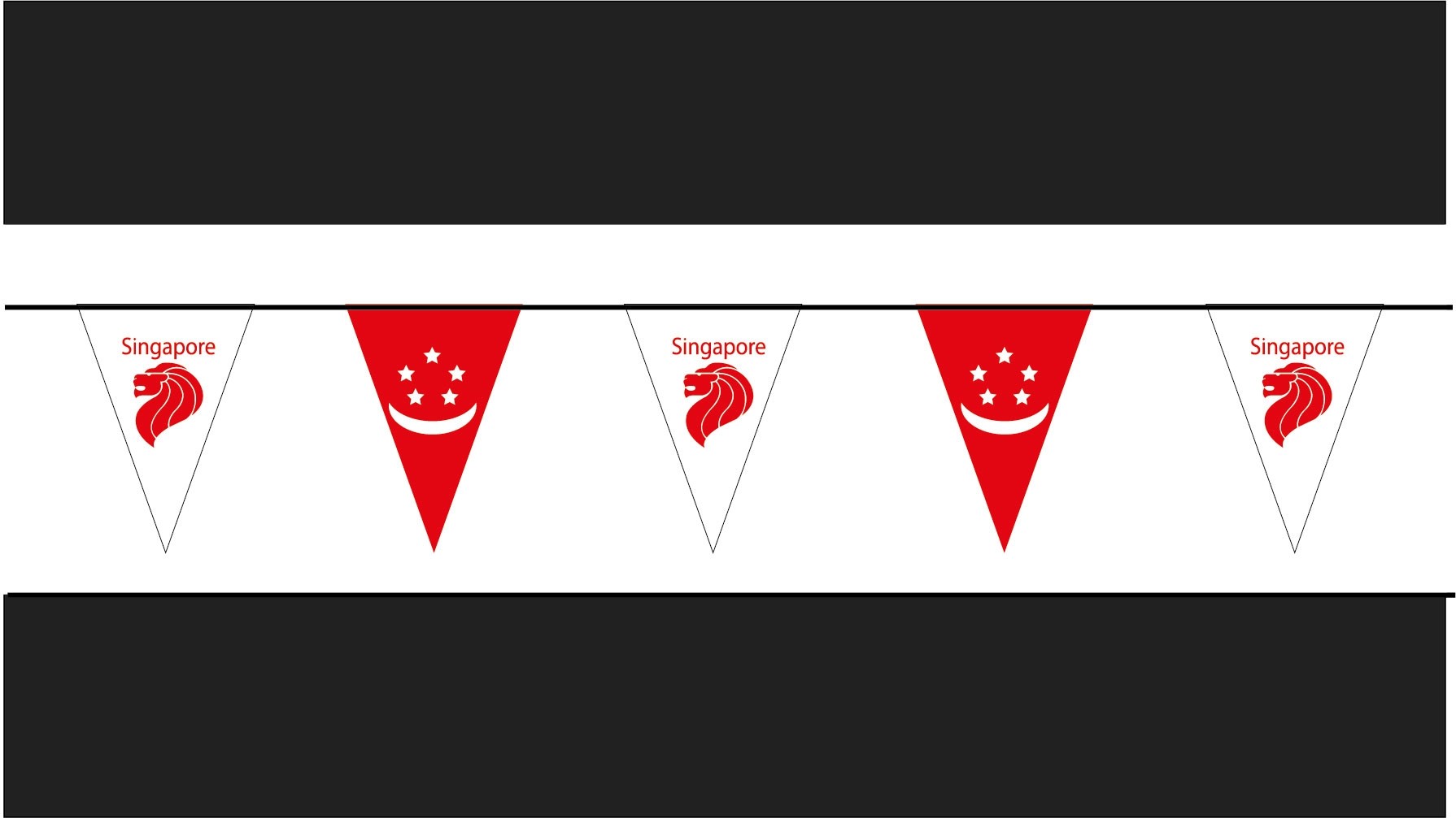 Triangle Cloth Pennants NH8C