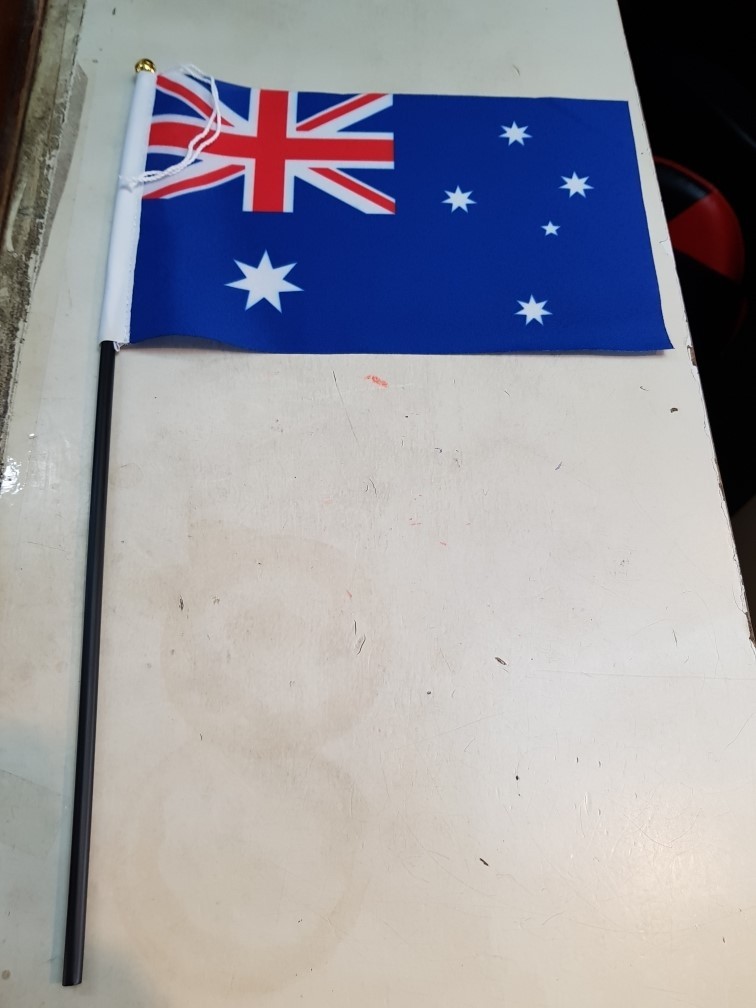 Country Hand Waving Flag