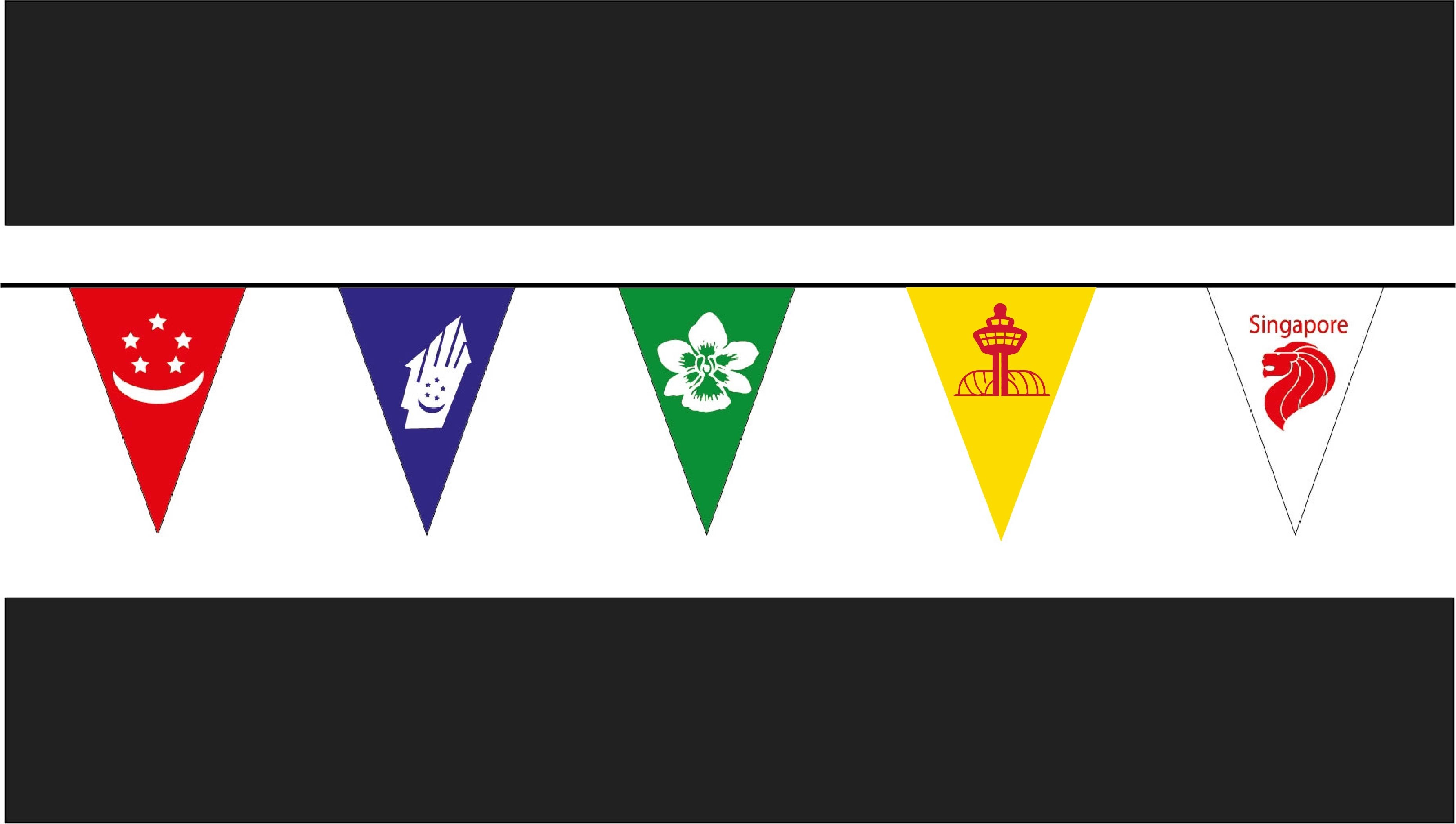 Triangular Cloth Pennants NH8A